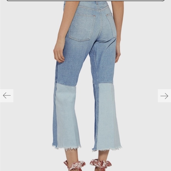 Frame DenimJeans | Hurley Le Panel Block Cropped - Picture 4 of 9